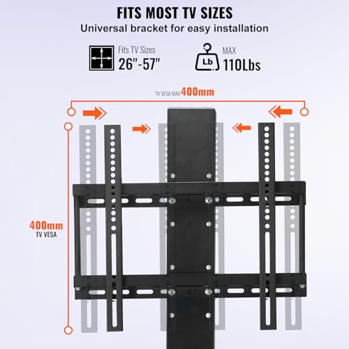Motorized TV Lift Stand, Adjustable Height 38" to 66", Remote Control P614422