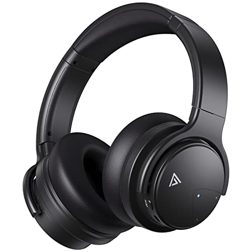 Matte Black Active Noise Cancelling Wireless Over Ear Bluetooth Headphones U156569