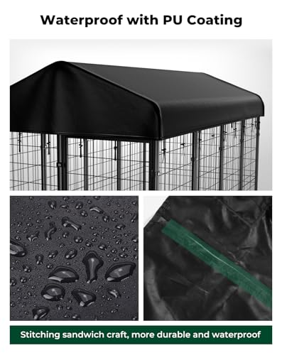 420D Waterproof UV-Resistant Dog Kennel Cover H403728