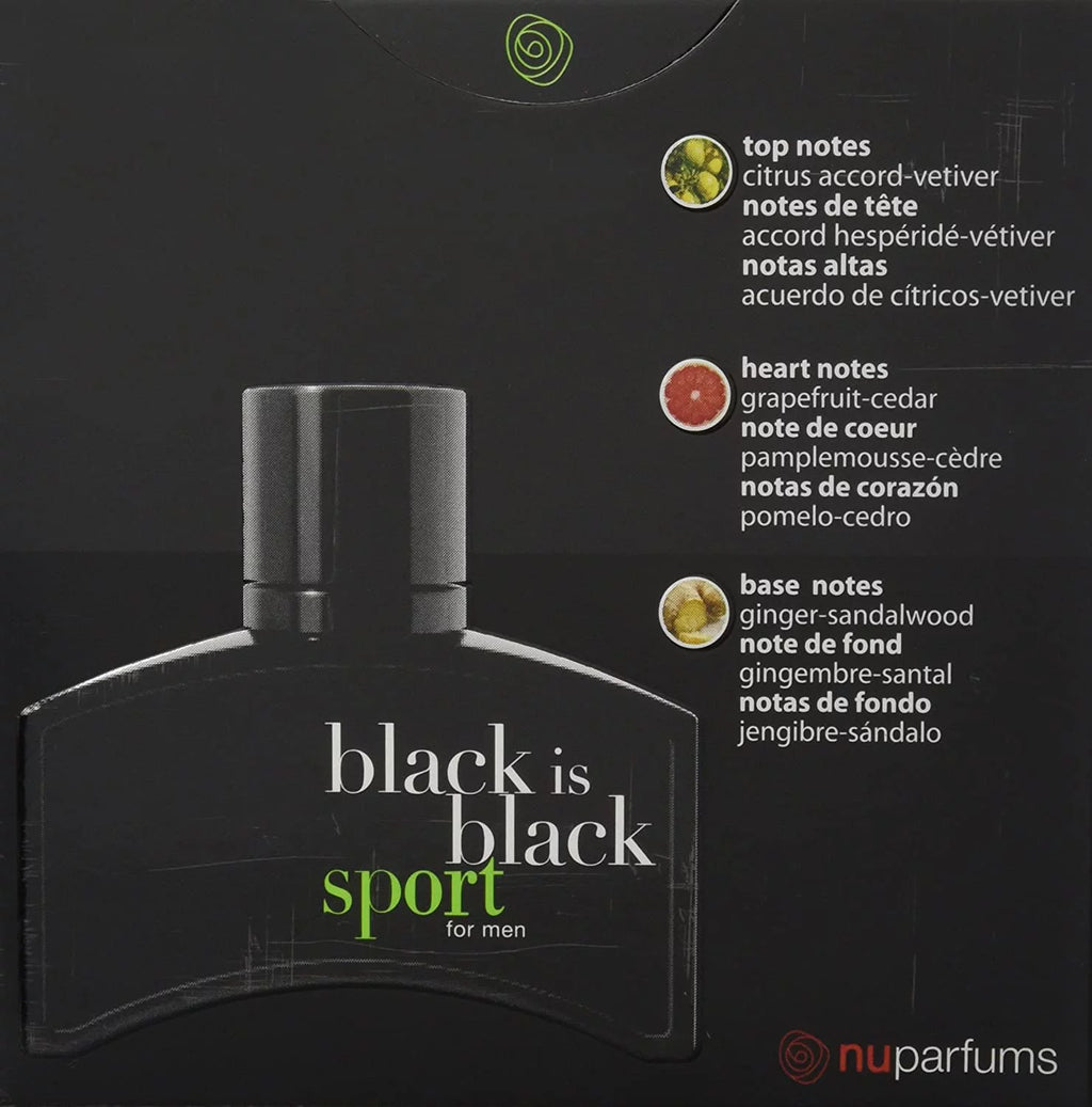 Black Is Black Sport Eau de Toilette 3.4 oz A8571