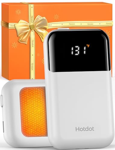 Rechargeable Electric Hand Warmers with Heat Levels and Display V3392