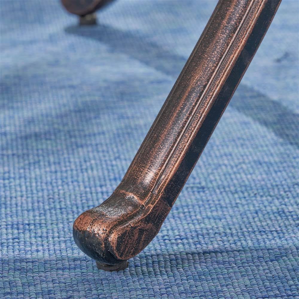 Shiny Copper Cast Aluminum Dining Table O796