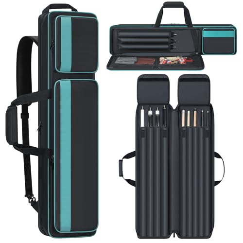 4x5 Soft Padded Pool Cue Case with Backpack Straps H2296