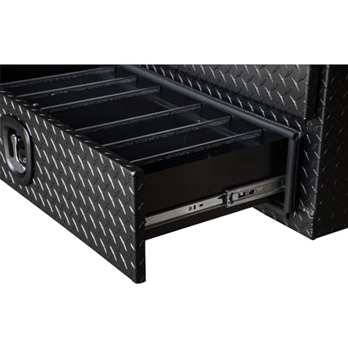 Aluminum Heavy-Duty Flatbed Truck Tool Box 21 x 18 x 72 Inch T823911