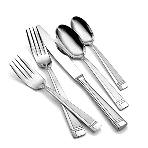 45 Piece 18/0 Stainless Steel Flatware Set Q8329