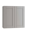 Volcano Gray Thermofoil Wall Cabinet 30-in W x 30-in H x 12-in D Y226792