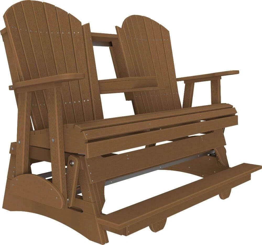 Recycled Plastic Glider Chair, Cedar on Black M587550