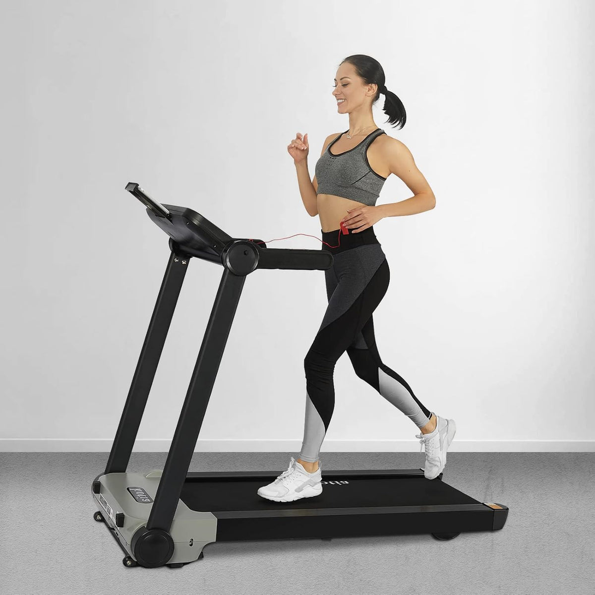 Portable Folding Treadmill with Bluetooth Speaker J8997