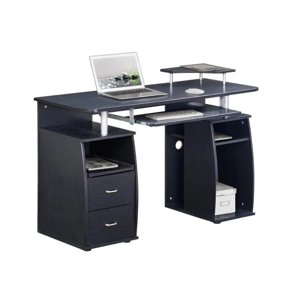 Espresso Computer Workstation Desk With Storage U870519