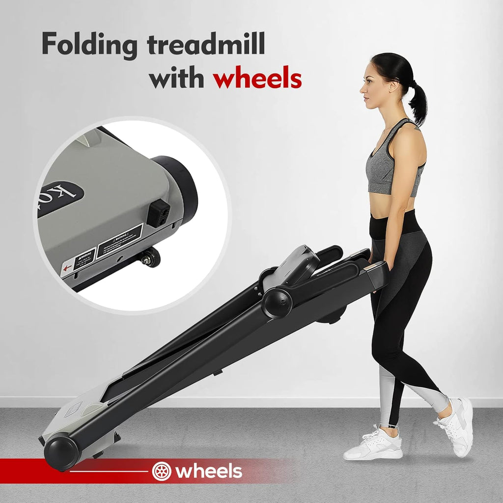 Portable Folding Treadmill with Bluetooth Speaker J8997