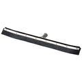 Curved End Rubber Squeegee with Metal Frame, Black I908454