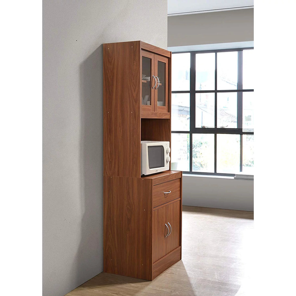 70 In Enclosed Kitchen Cabinet with Drawer J2828