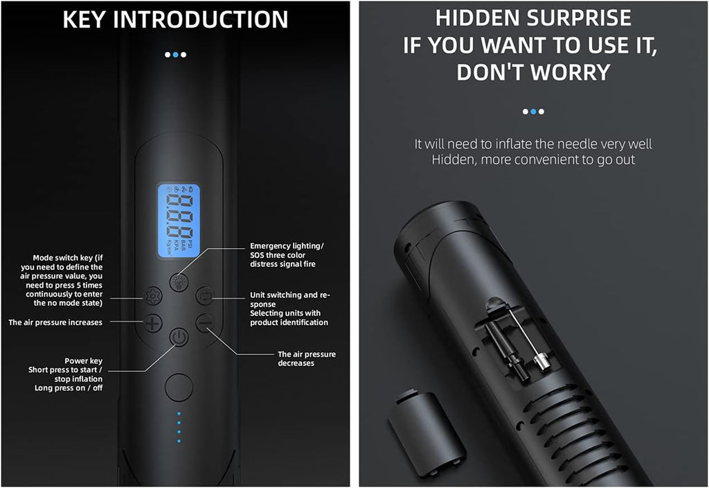 Portable Bicycle Pump Air Compressor P76416