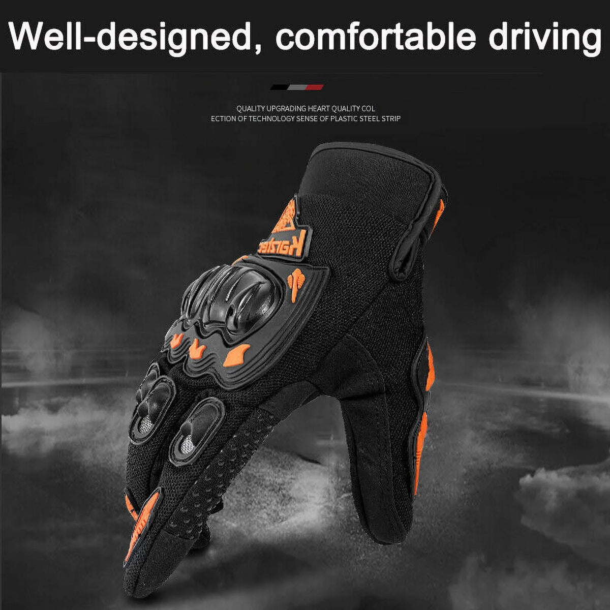 4 Color Motorcycle Racing Full Finger Touch Screen Gloves Z104315