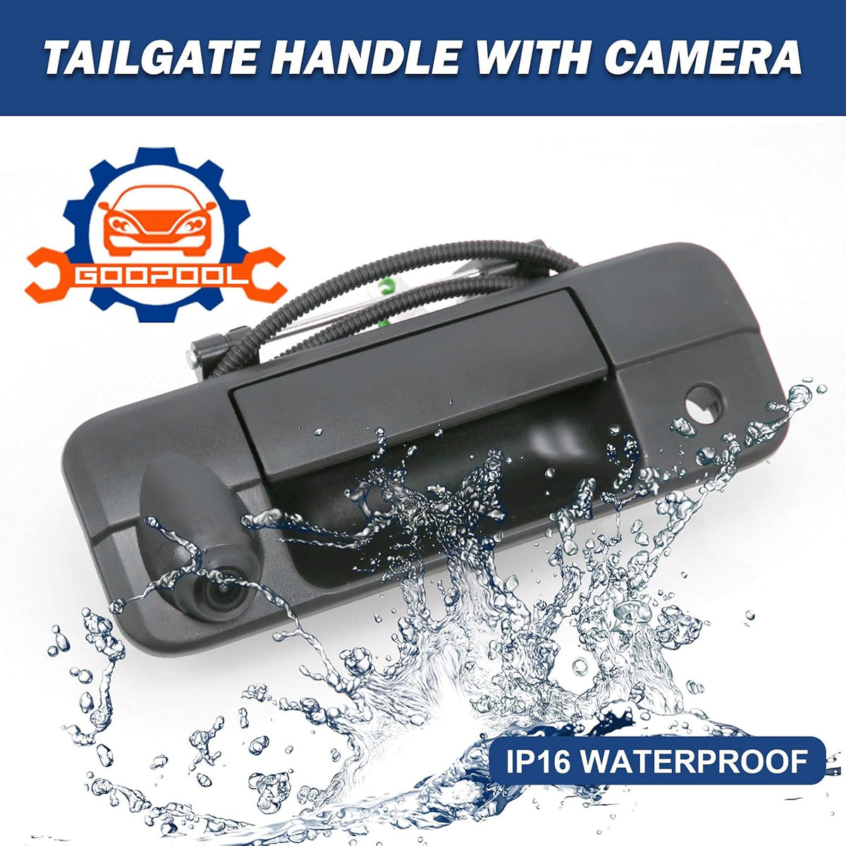 Tailgate Backup Camera Rear View Handle V2175