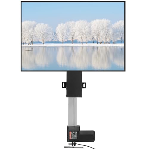 Motorized TV Lift Stand, Adjustable Height 38" to 66", Remote Control P614422