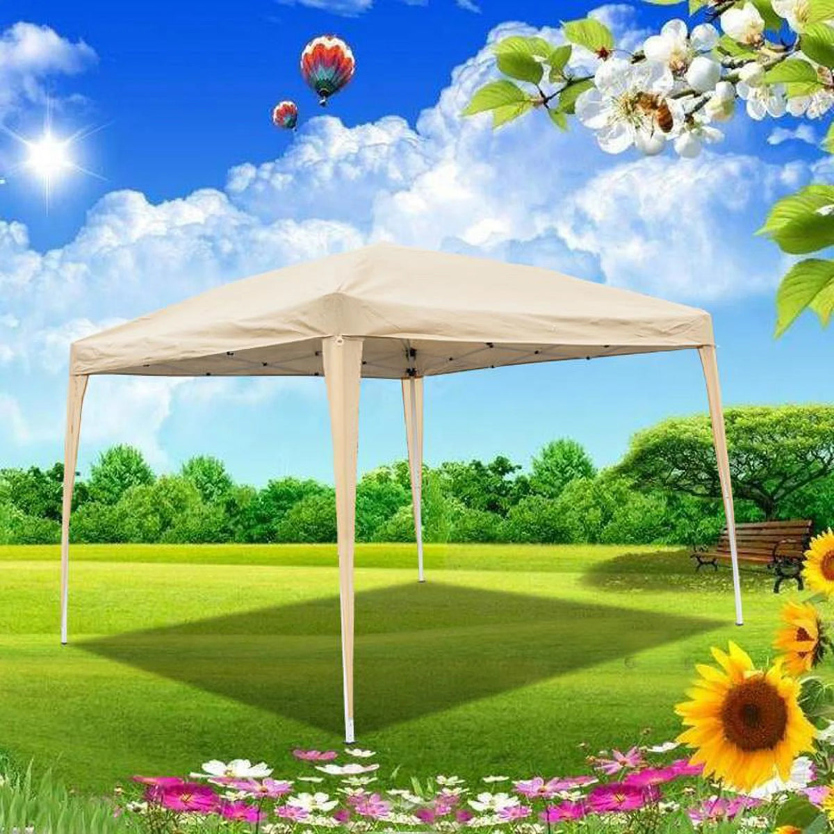 10'x 10' Pop Up Canopy Tent Yellow E3914