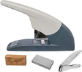 Heavy Duty Flat Clinch Stapler, 20 to 175 Sheets, 3/4" Leg-Length Staple, Includes 400 Staples and Staple Remover, Pack of 2 A963