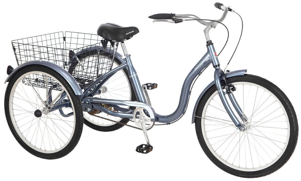 24" Adult Tricycle with Rear Storage Basket V341