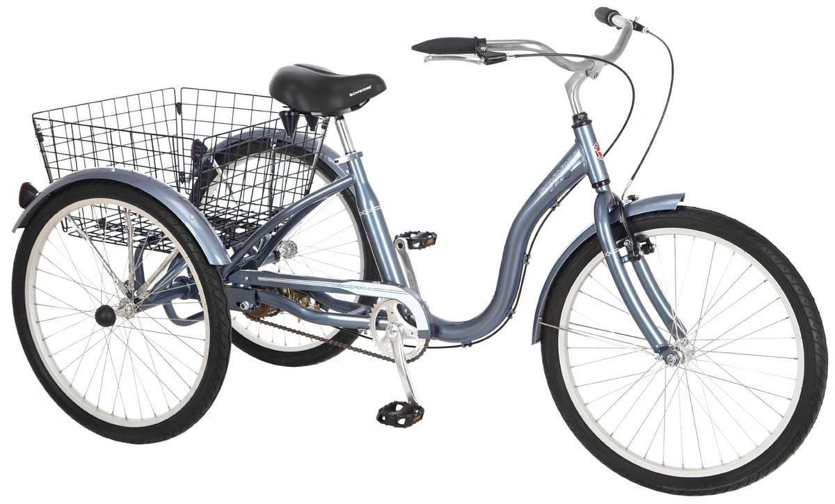 24" Adult Tricycle with Rear Storage Basket V341