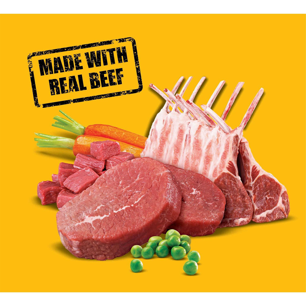High Protein Adult Dry Dog Food Beef and Lamb D50405