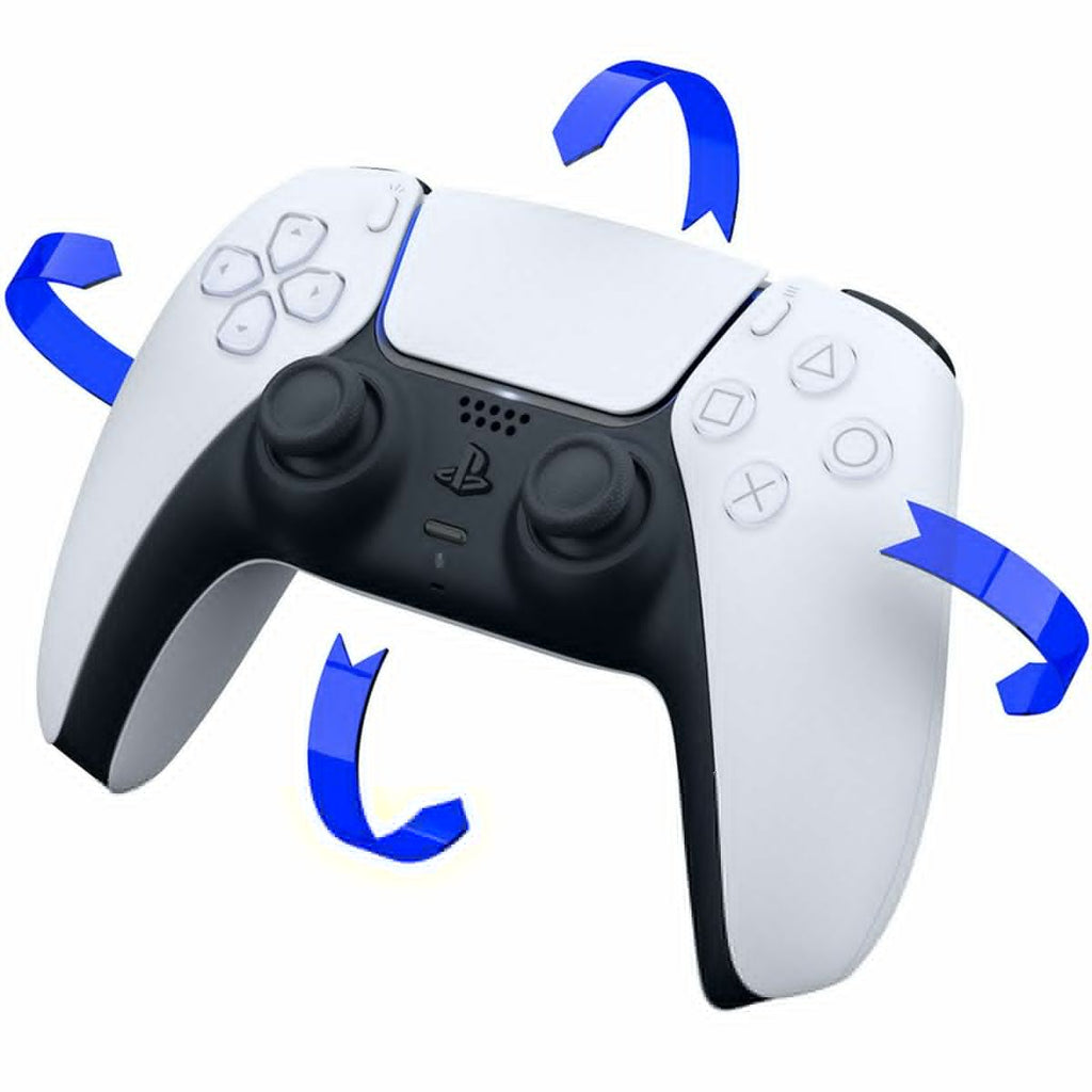 White and Midnight Black PlayStation 5 Disc Edition with Two Controllers Z322402