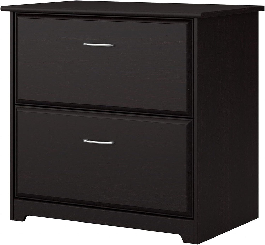 Espresso Oak 2 Drawer Lateral File Cabinet X21078