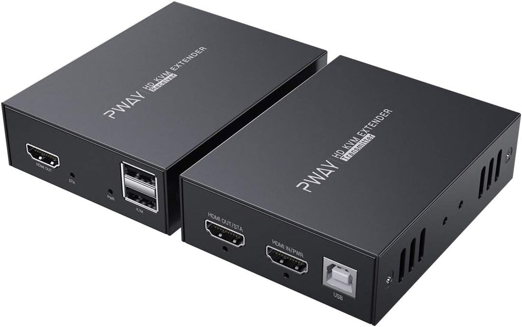 HDMI KVM USB Extender Over Ethernet Cat5e/6 Up to 50m/164ft 1080P 3D Y715339