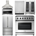 36 Propane Gas Range, Range Hood, Microwave, Refrigerator, Dishwasher, Wine Cooler T77483
