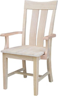 Unfinished Wood Arm Chair C1521