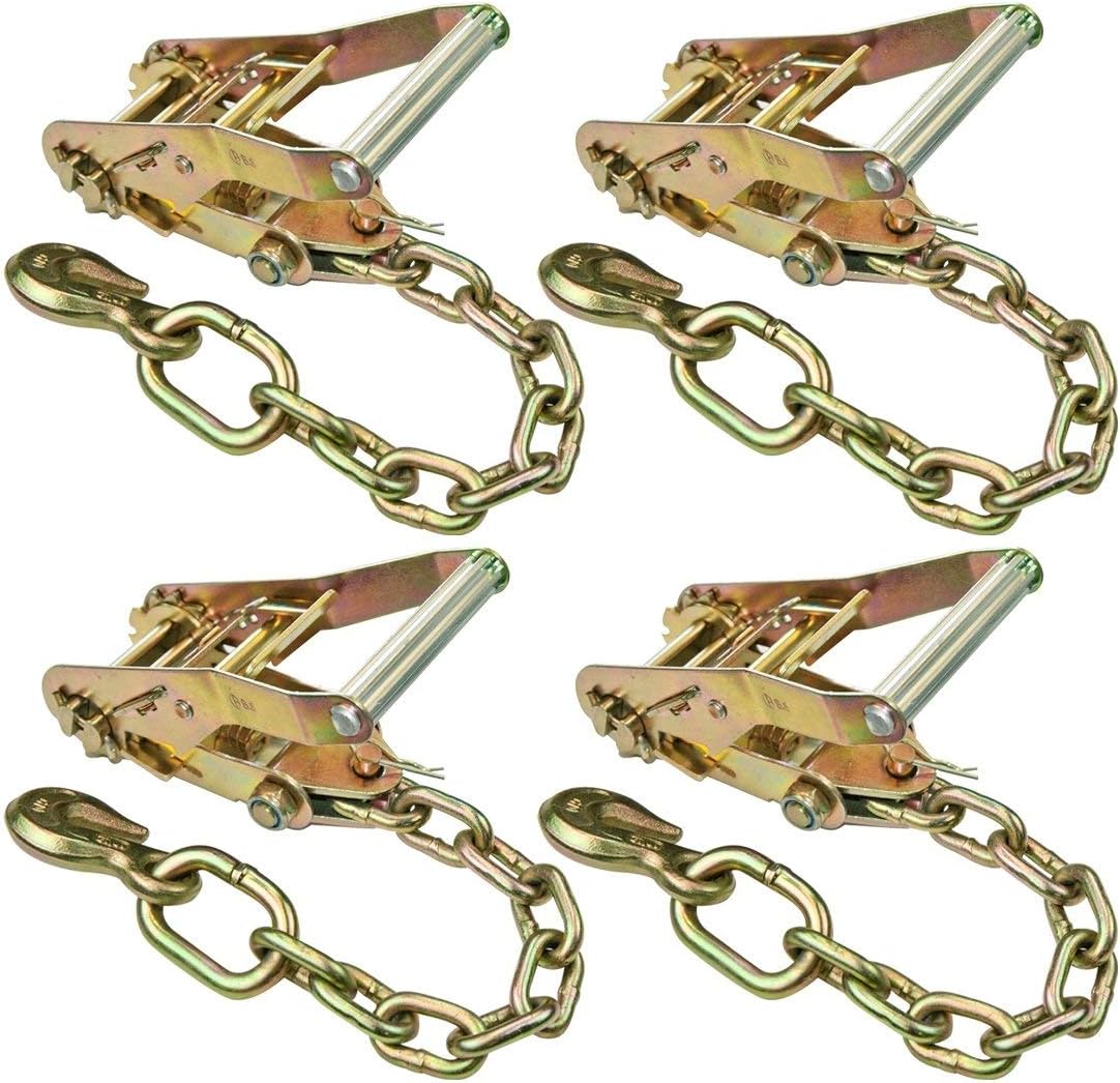 4 Pack Ratchet Buckle with Welded Grab Hook M942938