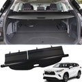 Black Retractable Cargo Trunk Cover D7156