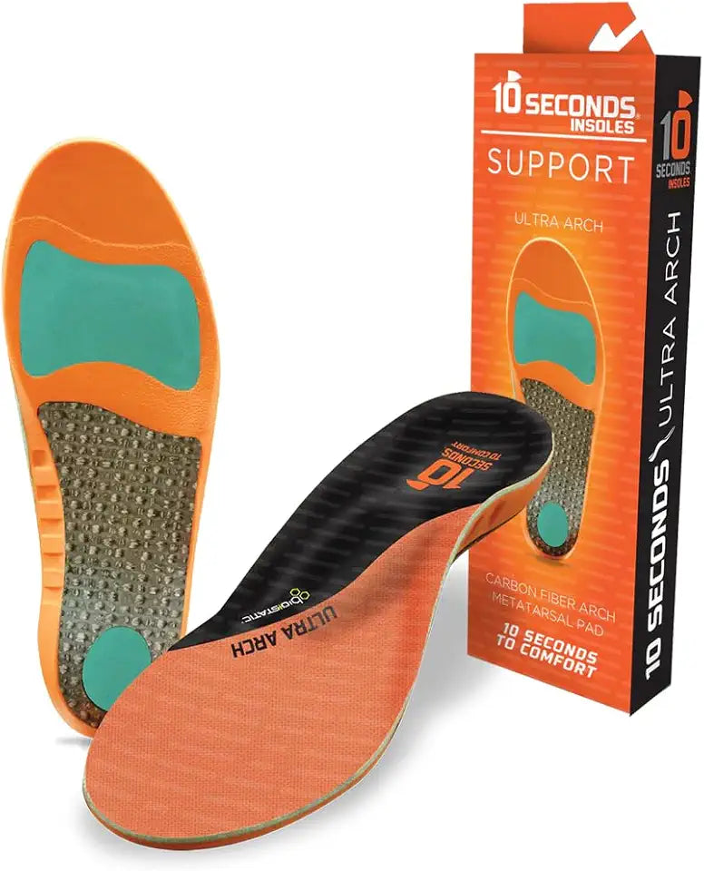 Arch Support Foam Cushion Insoles with Metatarsal Pad 2 Pack F616
