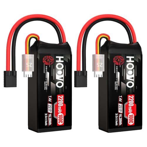 3S 2200mAh 80C 11.1V Shorty Lipo Battery Pack 2 Pack I1630