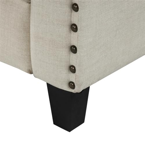 Studded Upholstered Sofa 2 Piece Set P14985