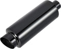 Polished Stainless Steel Black Coated Exhaust Tip Muffler Pack of 2 T125780