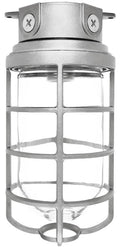 Vaporproof Ceiling Box Silver Globe H6906