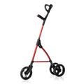 Red 3 Wheel Rollator Walker with Adjustable Height T268