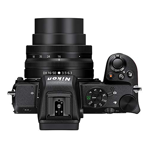 Compact mirrorless camera with wide-angle and telephoto zoom lenses Q492625