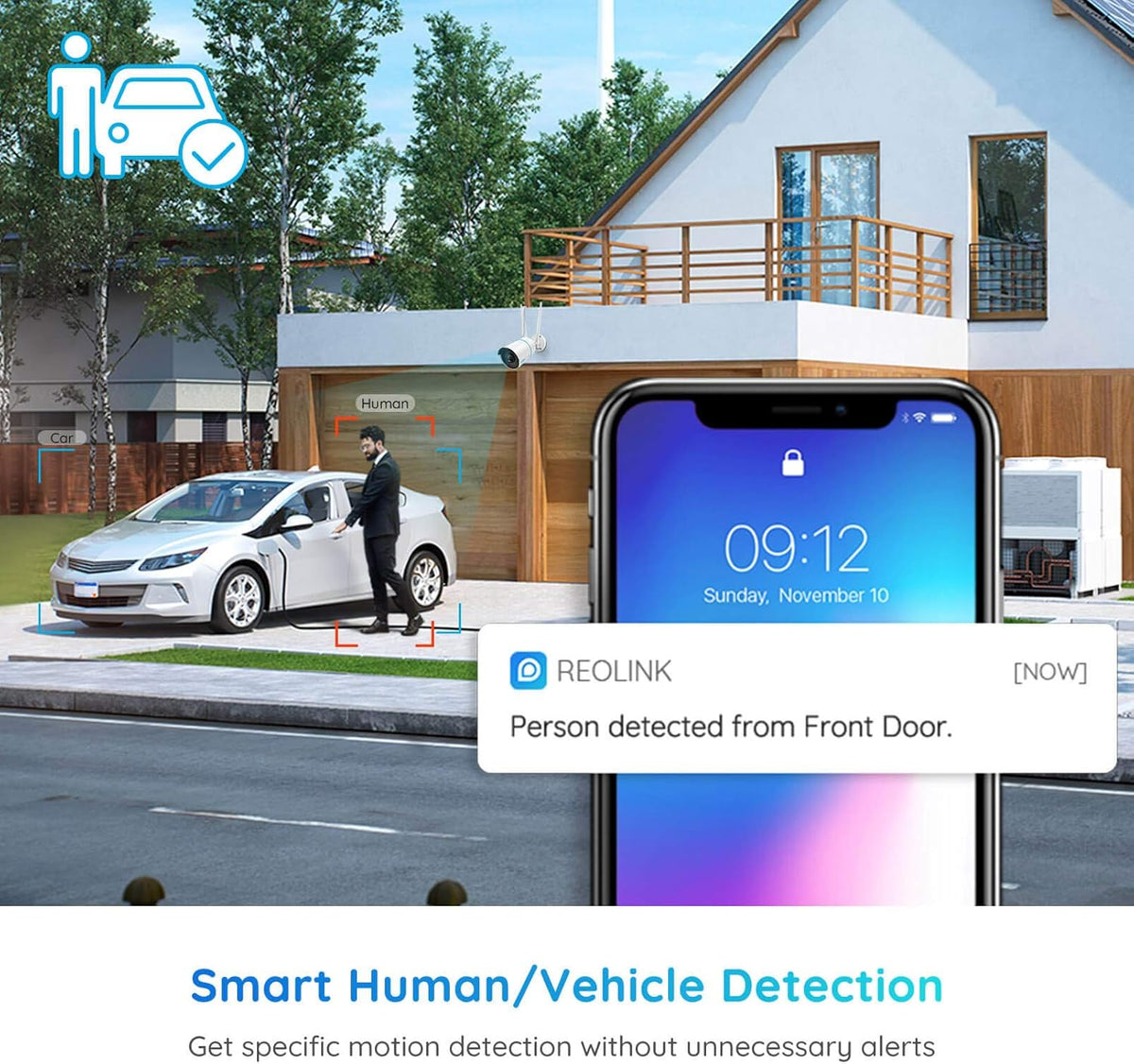5MP HD Dual Band WiFi Outdoor Security Camera L7140