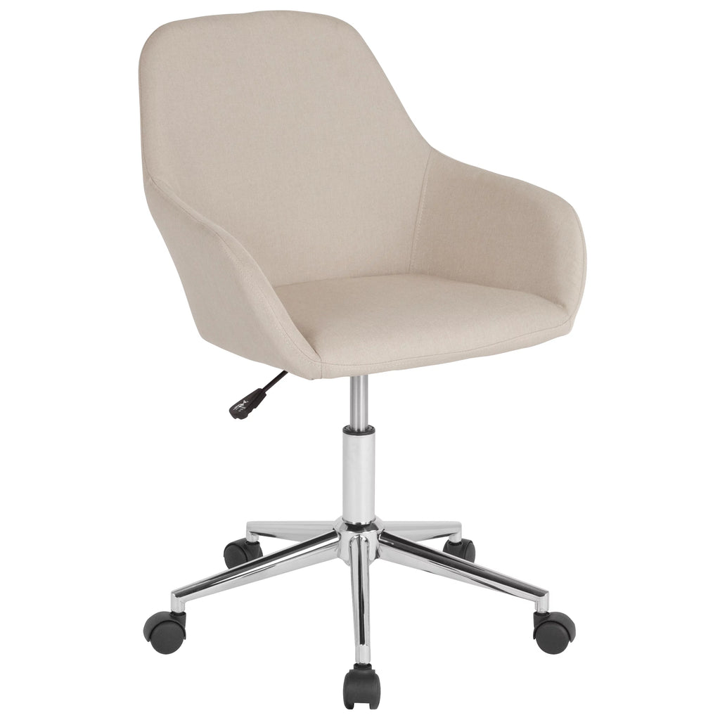 Beige Fabric Mid-Back Chair L821834