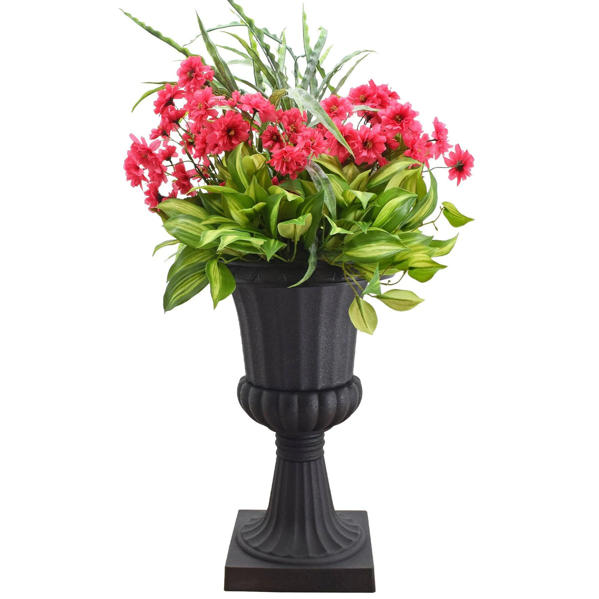 Black Plastic Urn, Pack of 2 C181