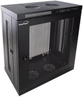 12U Wall Mount Rack 13 Inch Deep Black K6358