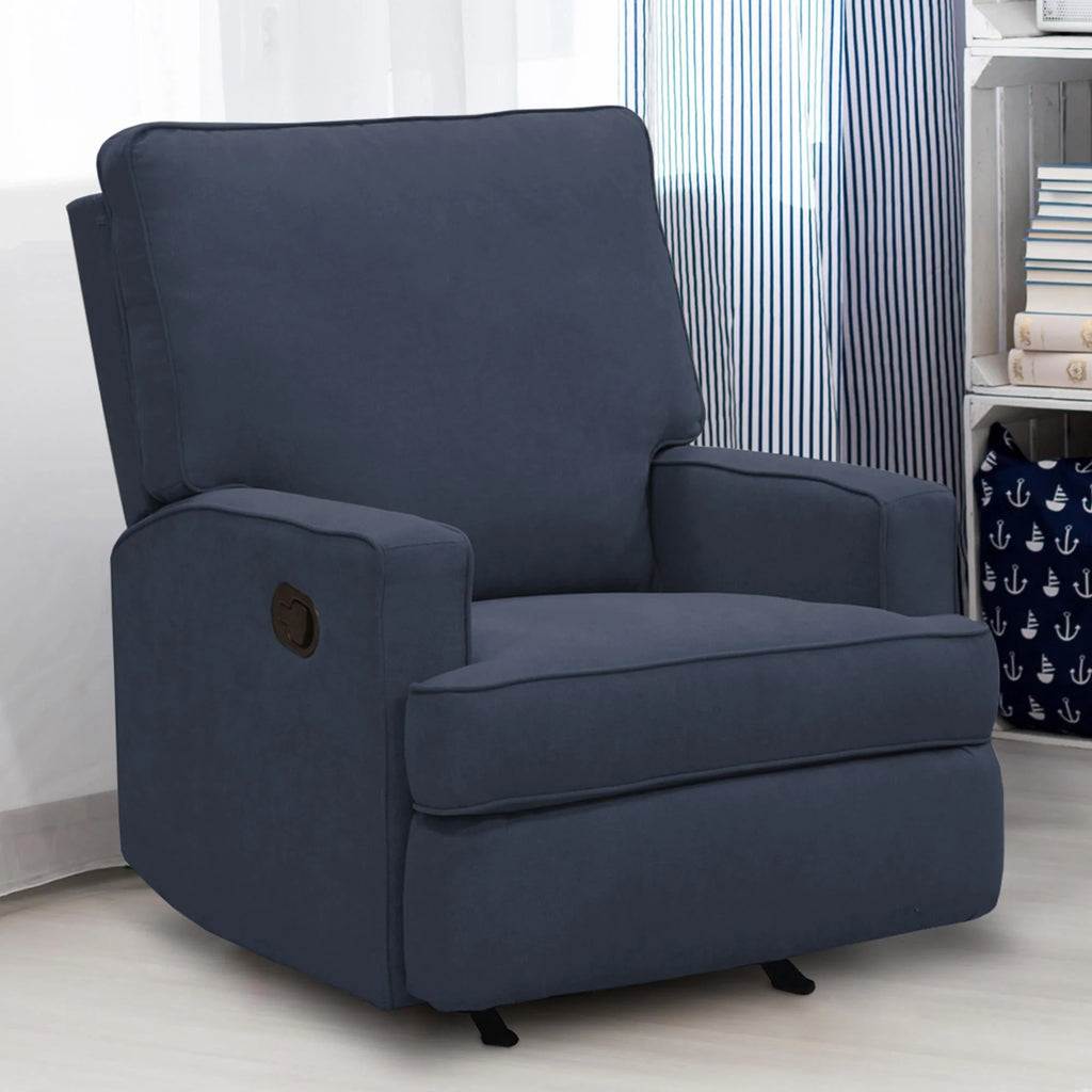 Beige Chenille Rocker Recliner Chair N11057
