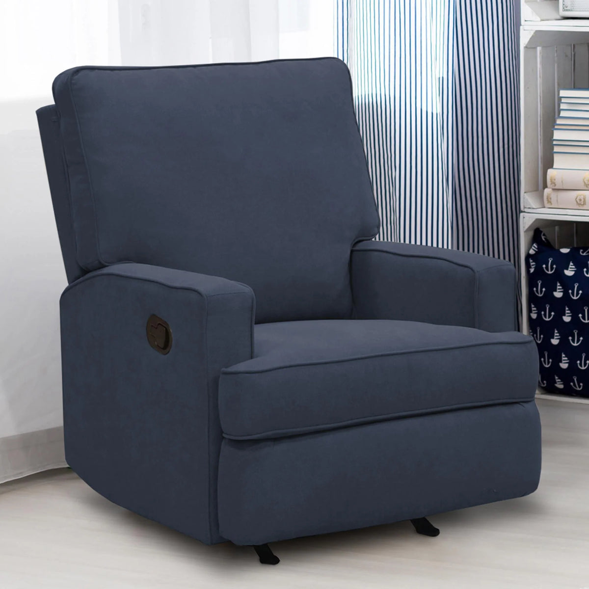 Beige Chenille Rocker Recliner Chair N11057