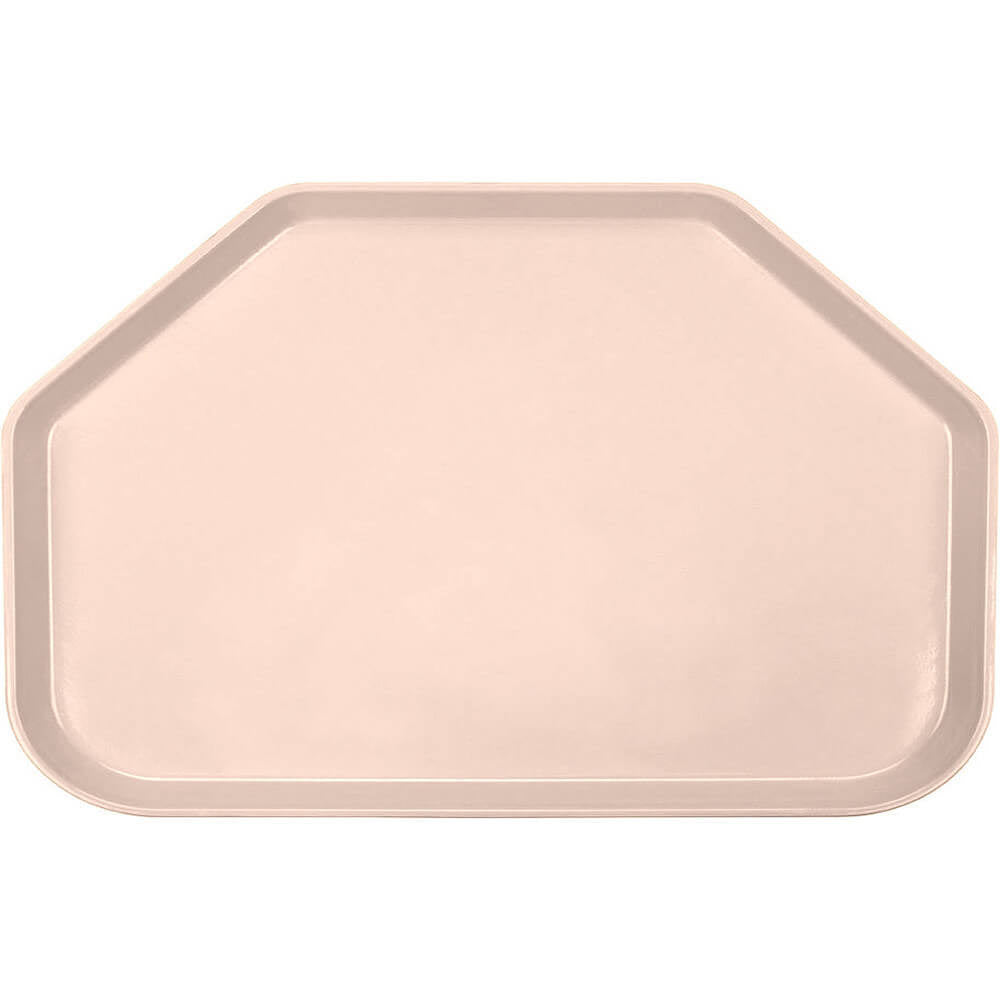 14x22 x 22x22 Trapezoid Light Peach Trays - Case of 12 Q569