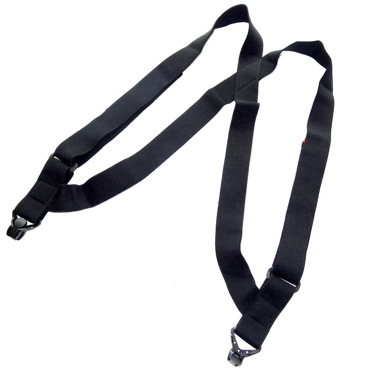 All Black Hip Clip Suspenders K1652