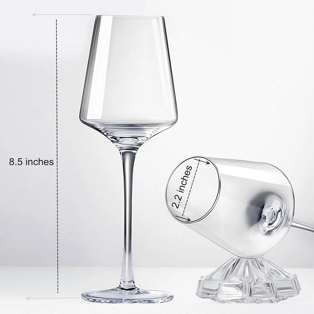Set of 4 12 Ounce Crystal Wine Glasses P641207