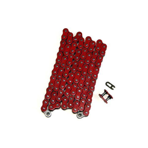 Red 525x170 O-Ring Drive Chain Motorcycle 525 Pitch 170 Links Q6375