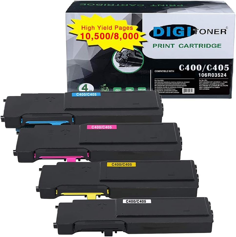 Toner Cartridge 4-Pack for Xerox VersaLink C400 C405 U662